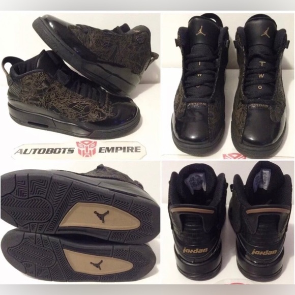 VNDS Vintage Nike Air JORDAN DUB ZERO 5.5Y Girls GS IV Kb Max Kaws Union Sb Dunk